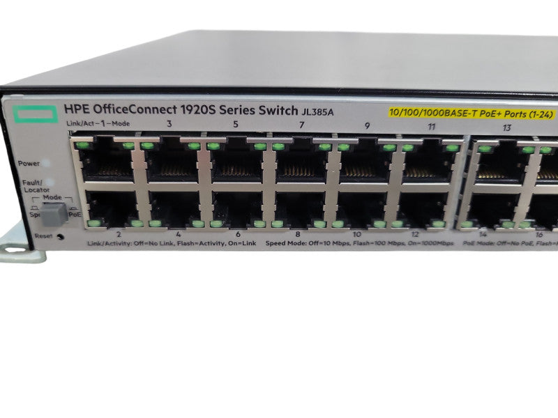 HPE OfficeConnect 1920s JL385A | 24 Port Gigabit PoE+ Network Switch !
