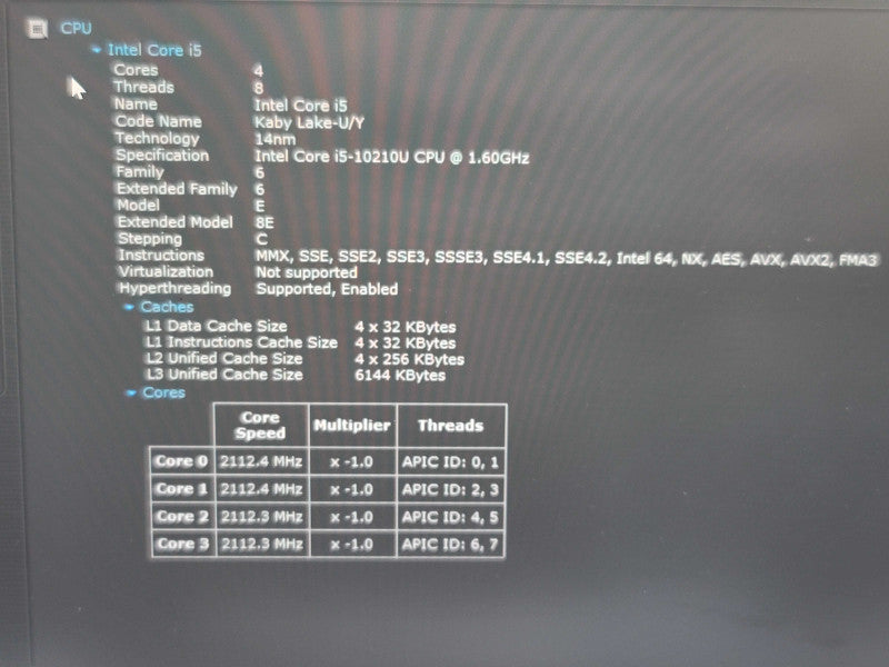 Dell XPS 13 7390| i5-10210U| 8GB DDR3L| 256GB SSD No battery  β Lap200