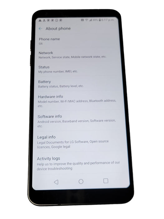 LG G6 32GB smart UNLOCKED phone _