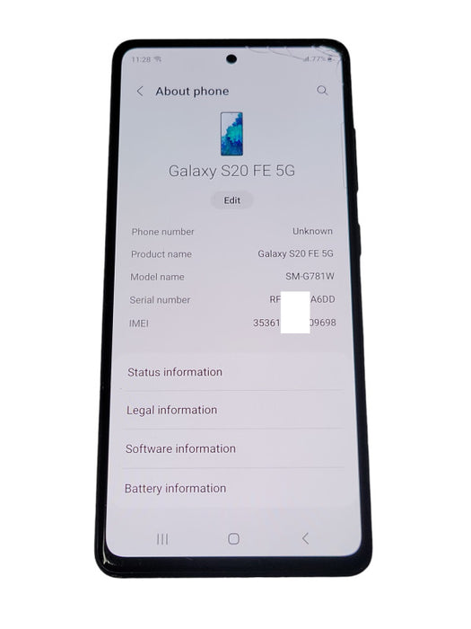 Samsung Galaxy S20 FE 5G 128GB (SM-G781W) _