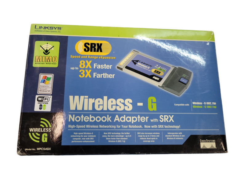 Linksys WPC54GX Wireless G Adapter %
