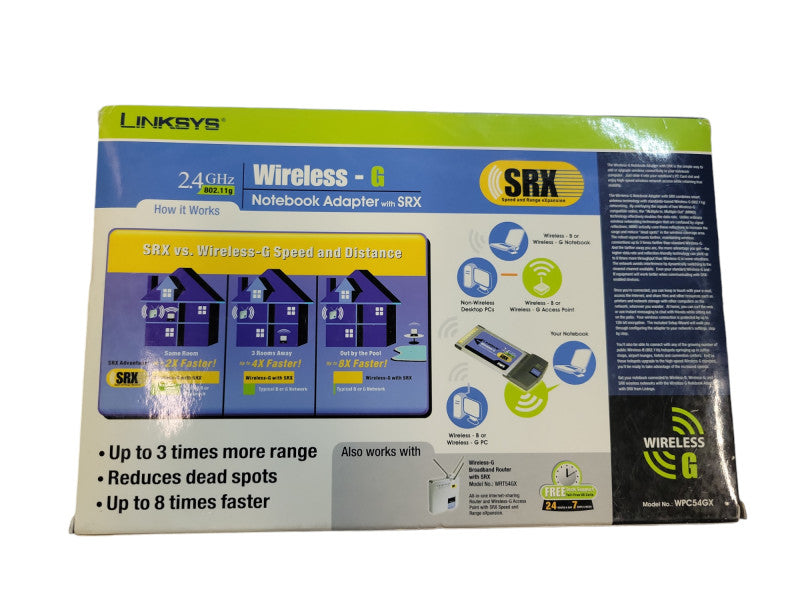 Linksys WPC54GX Wireless G Adapter %
