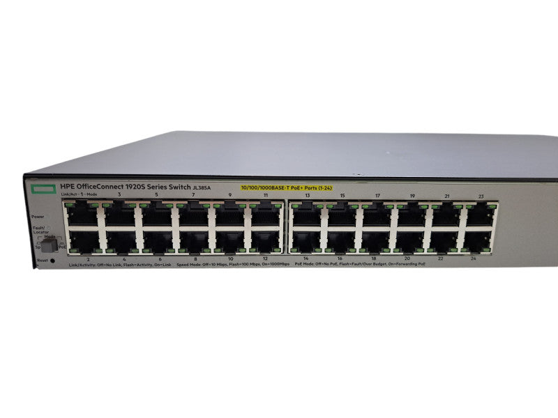 HPE OfficeConnect 1920s JL385A | 24 Port Gigabit PoE+ Network Switch