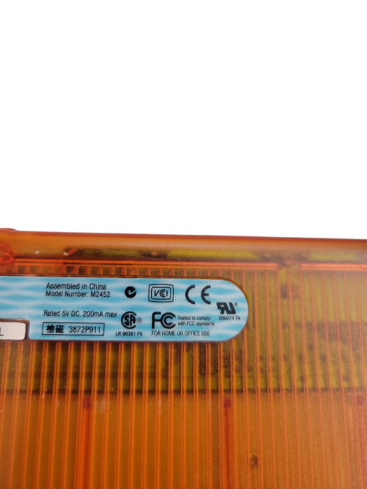 Vintage Apple USB Keyboard Tangerine - M2452 %\t %