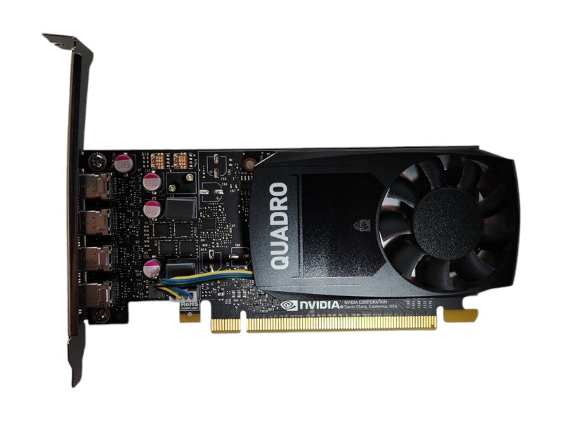 NVIDIA Quadro P1000, 4GB GDDR5 Graphics Card, 4x MiniDP