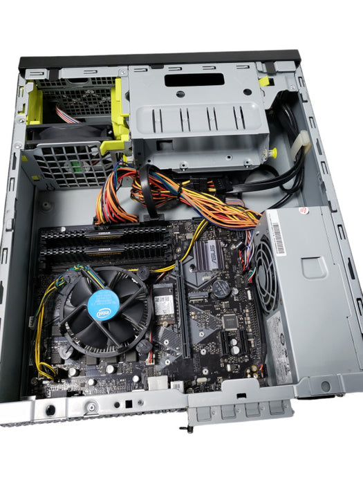 Custom SFF PC i5-9400 CPU, 16GB RAM DDR4, 500GB SSD, Prime B360MA Motherboard
