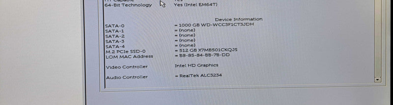 Dell Precision 3630 | i7-8700K @3.7GHz 6-Core, 16GB DDR4, 512GB NVMe, 1TB HDD