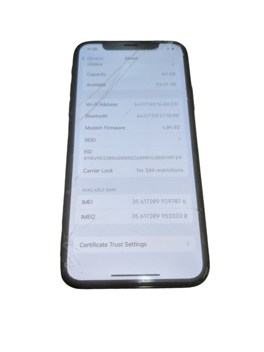 Apple iPhone XS 64GB - Unlocked
