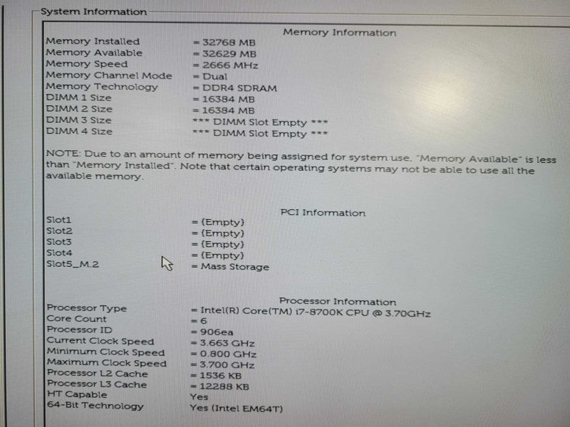 Dell Precision 3630 Tower | i7-8700K @3.7GHz 6-Core, 32GB DDR4, 512GB NVMe !