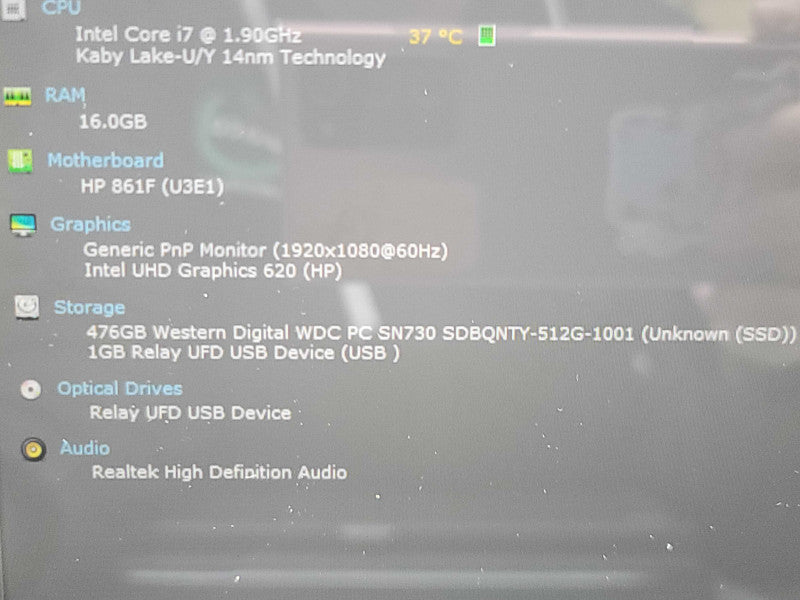 HP Elite Dragonfly | i7- 8665U| 16GB RAM| 512GB NVMe FLIP TOUCH β Lap200