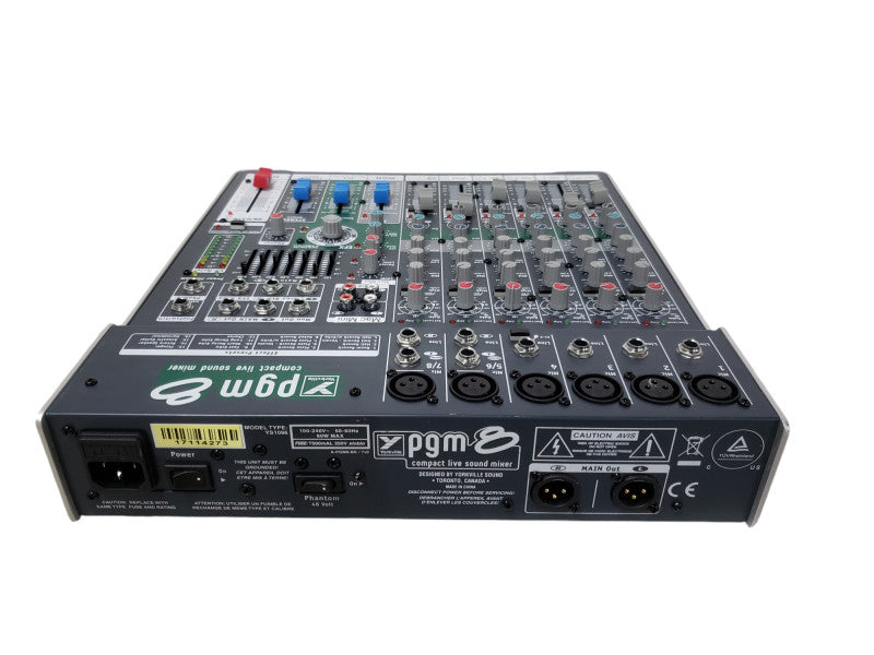 Yorkville PGM8 Compact Live Sound Mixer