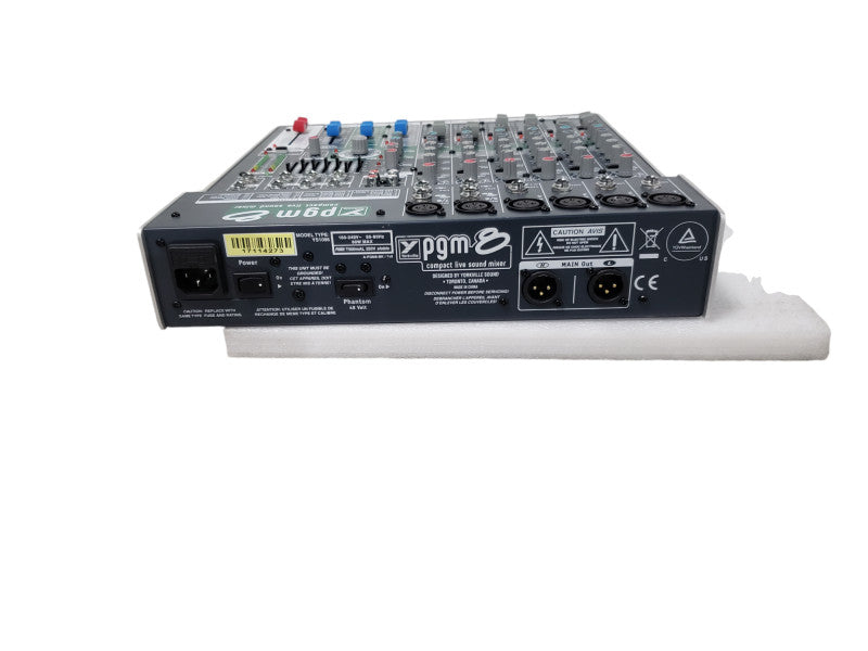 Yorkville PGM8 Compact Live Sound Mixer