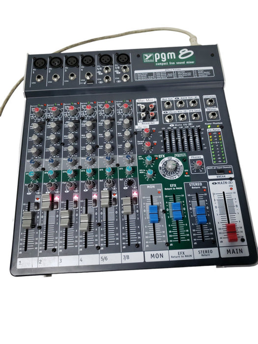 Yorkville PGM8 Compact Live Sound Mixer
