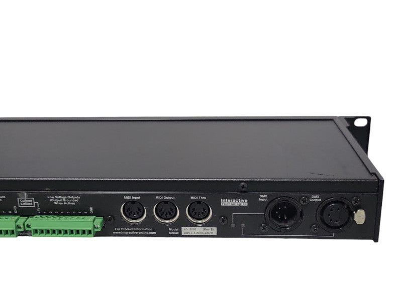 Interactive Technologies CueServer CS-800, READ _