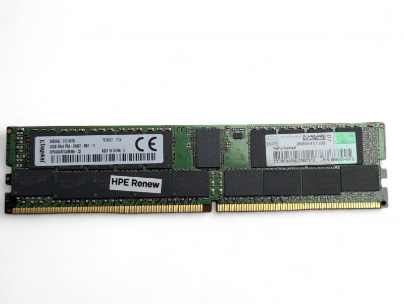 32GB DDR4 2Rx4 2400T Server Memory Modules Mixed Brands  Q-