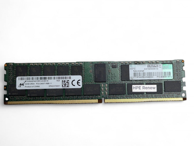 32GB DDR4 2Rx4 2400T Server Memory Modules Mixed Brands  Q-