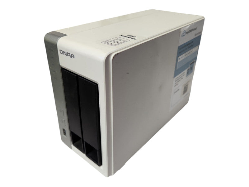 QNAP TS-231 2 Bay NAS with 2x 6TB HDDs, No Power adapter