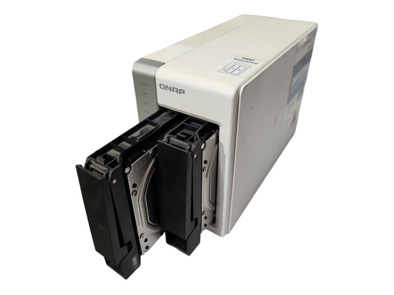QNAP TS-231 2 Bay NAS with 2x 6TB HDDs, No Power adapter