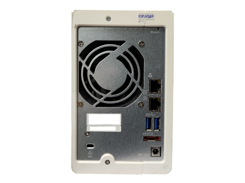 QNAP TS-231 2 Bay NAS with 2x 6TB HDDs, No Power adapter