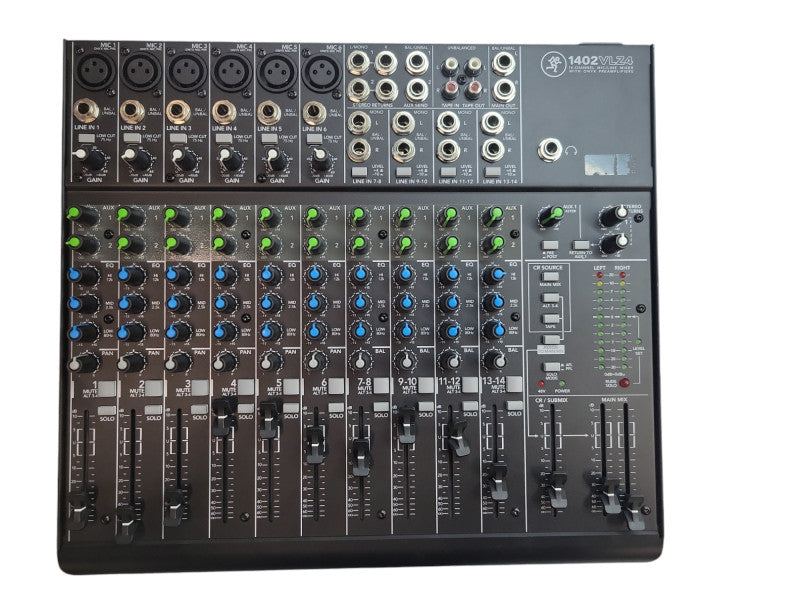 Mackie 1402VLZ4 14 Channel Mic/Line Mixer Mixing Console Onyx Preamplifiers U %
