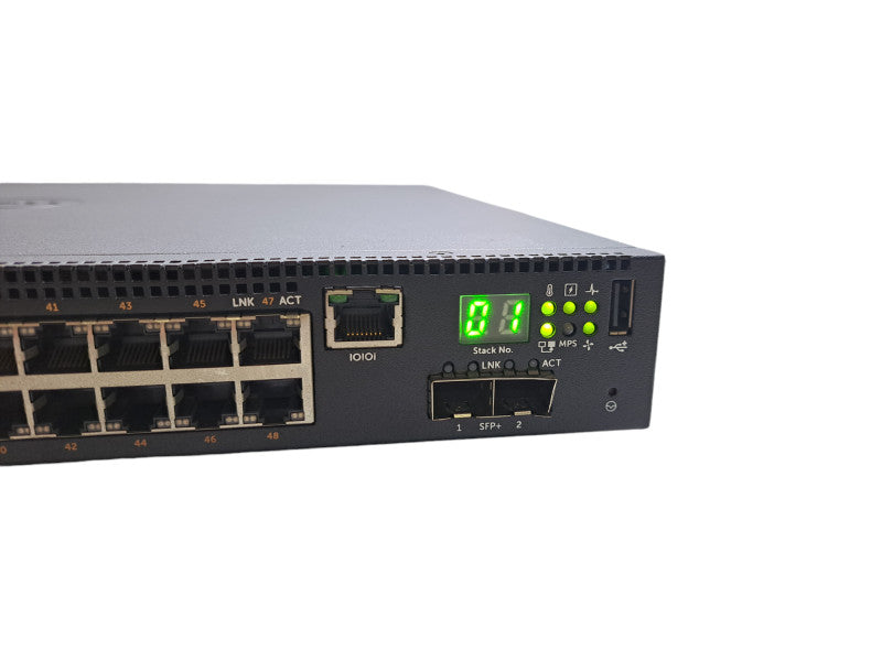 Dell N2048P | 48-Port Gigabit PoE+ 2x 10G SFP+ Network Switch