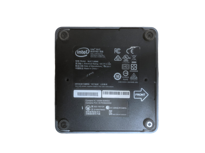 Intel NUC NUC7i3BNK Mini PC | Core i3-7100U | 8GB DDR4 | No HDD