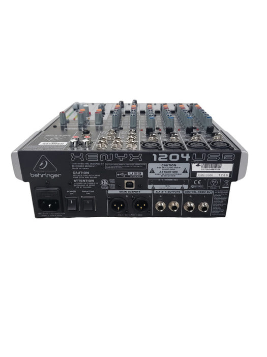 Behringer XENYX-1204USB 12-Channel USB Audio Mixer with Effects