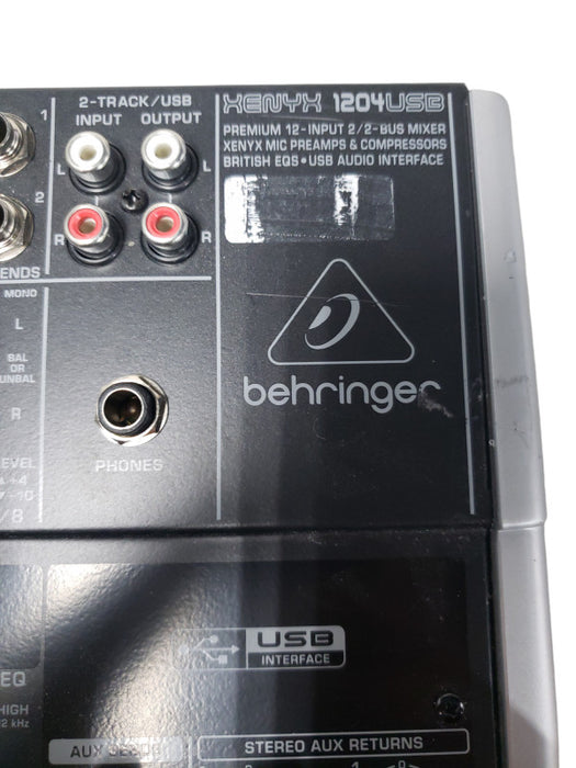 Behringer XENYX-1204USB 12-Channel USB Audio Mixer with Effects