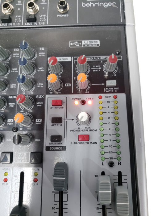 Behringer XENYX-1204USB 12-Channel USB Audio Mixer with Effects