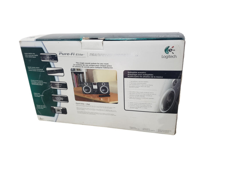 Logitech Pure-Fi Elite Ipod Stereo AM/FM Speaker System