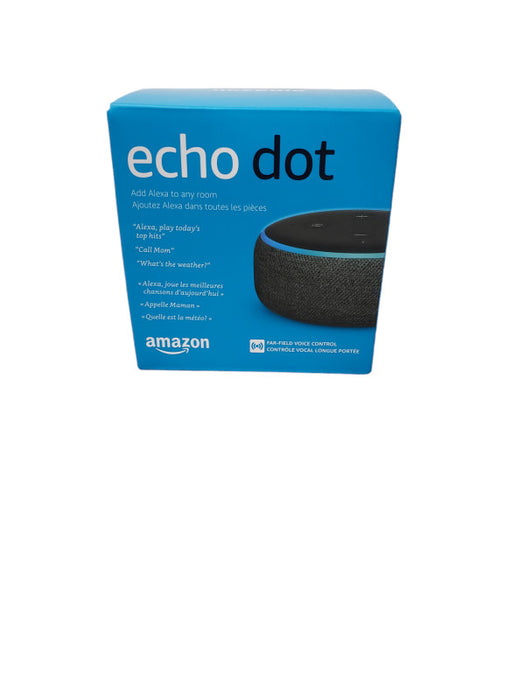 Amazon Echo Dot (3rd Gen) Smart Speaker in Charcoal Fabric Brand New Sealed