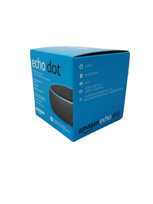 Amazon Echo Dot (3rd Gen) Smart Speaker in Charcoal Fabric Brand New Sealed