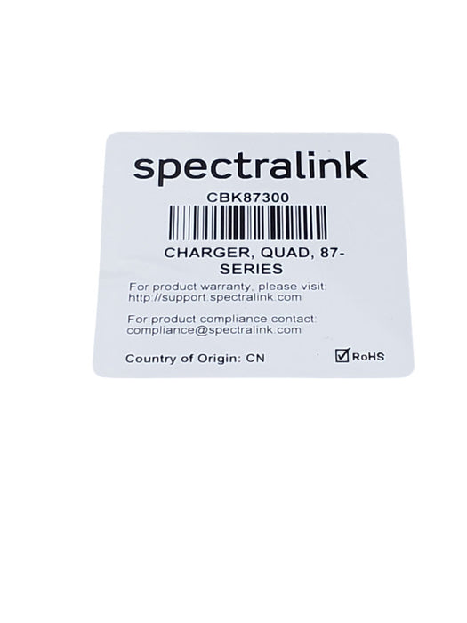 Spectralink Pivot 8742 quad battery charger CBK87300 Q