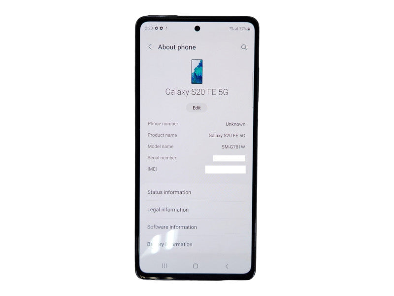 Samsung Galaxy S20 FE 5G 128GB (SM-G781W)