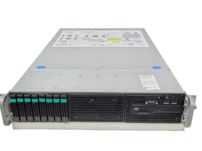 2U Server with 1x Xeon E5-2620v3 2.4GHz, 16GB DDR4 RAM, Intgrated RAID M, SEE _