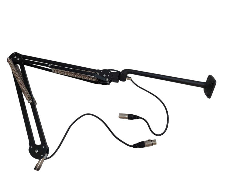 White Lights Pro Boom Audio Boom Arm with Solid Mount & Audio Cable  Q=