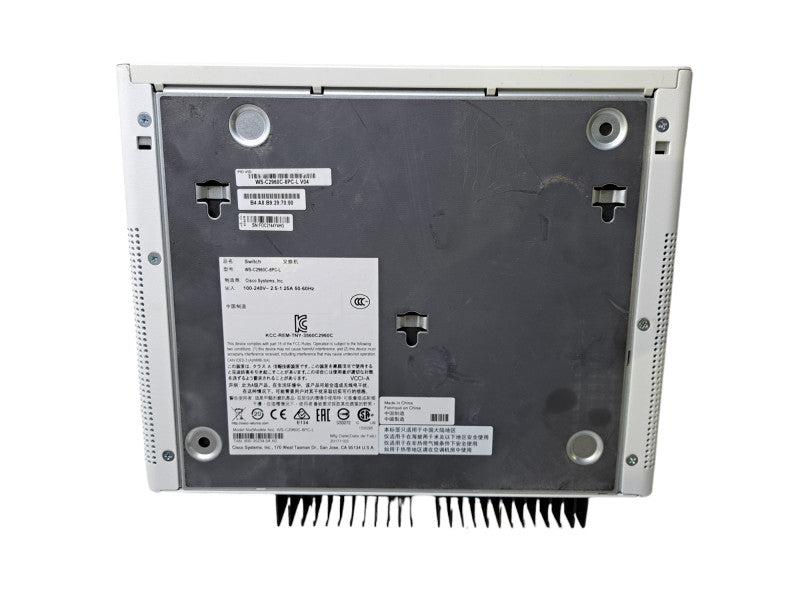Cisco WS-C2960C-8PC-L | 8-Port 10/100 PoE Silent Switch