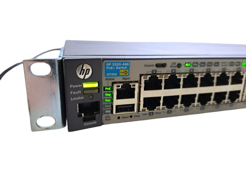 HP 2920-48G PoE+ J9729A | 48-Port Gigabit PoE+ Network Switch