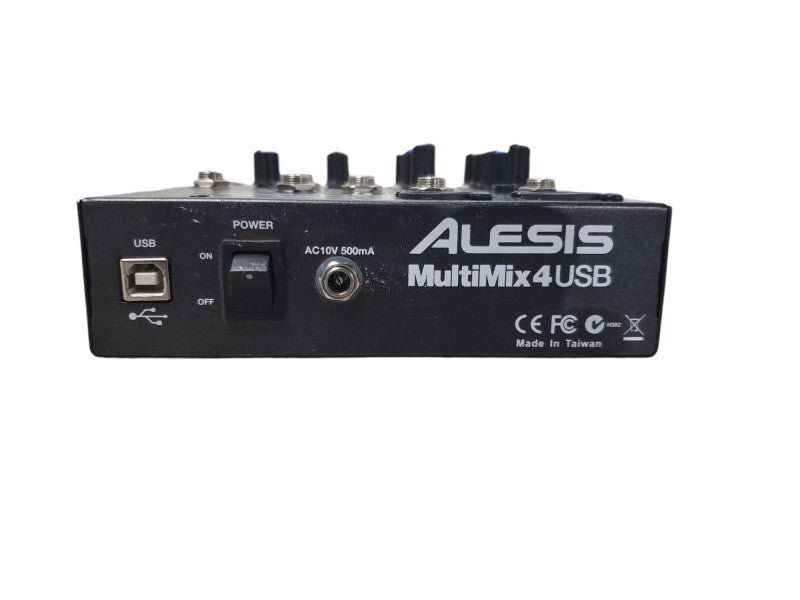 Alesis MultiMix 4 USB FX Mixing Console Audio Interface-READ