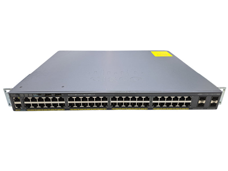 Cisco WS-C2960X-48FPS-L V02 | 48 Port Gigabit PoE+ 740W Switch | 4x SFP