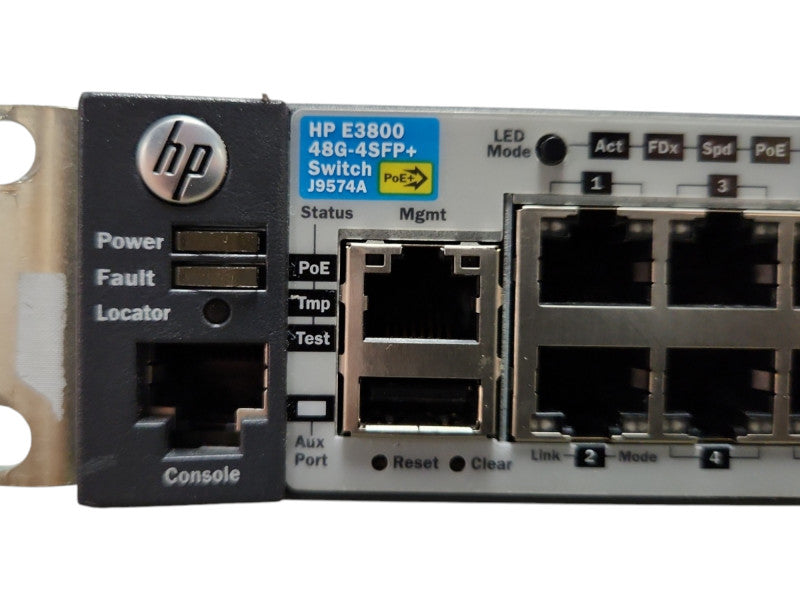 HP J9574A E3800-48G-4SFP+ 48-Port 4xSFP PoE Ethernet Network Switch