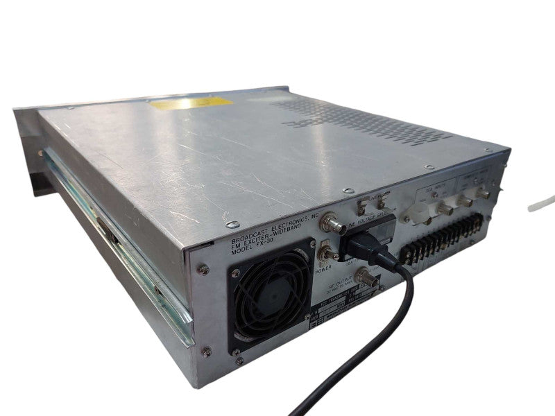 Broadcast.Electronics. Exciter Model: FX-30 FM Exciter PN: 909-0009 =