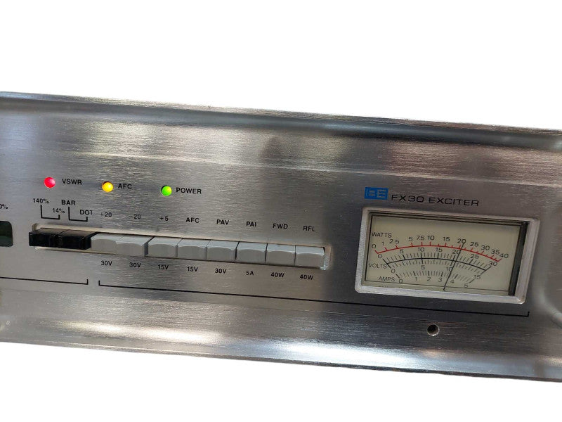 Broadcast.Electronics. Exciter Model: FX-30 FM Exciter PN: 909-0009 =
