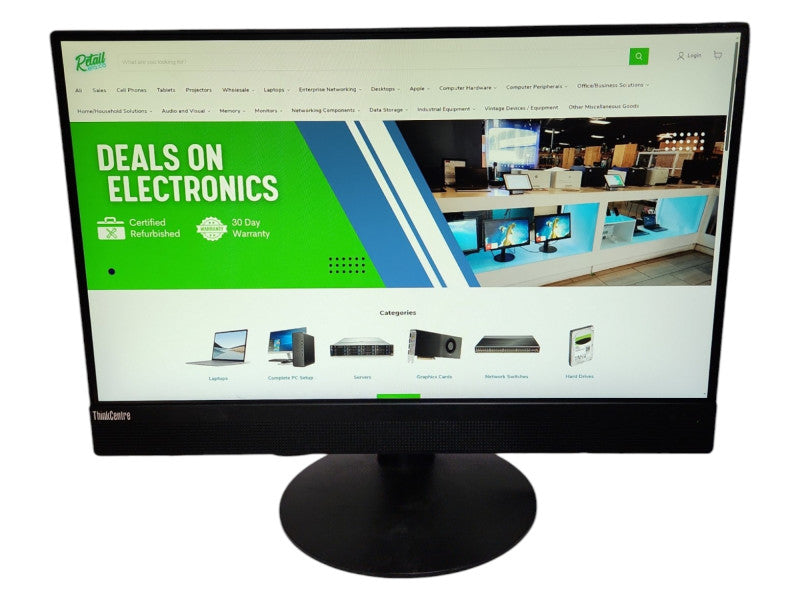 Lenovo ThinkCentre M820z 21.5" FHD Touchscreen, Pentium Gold G5400 3.70GHz, 8GB RAM, 256GB Storage