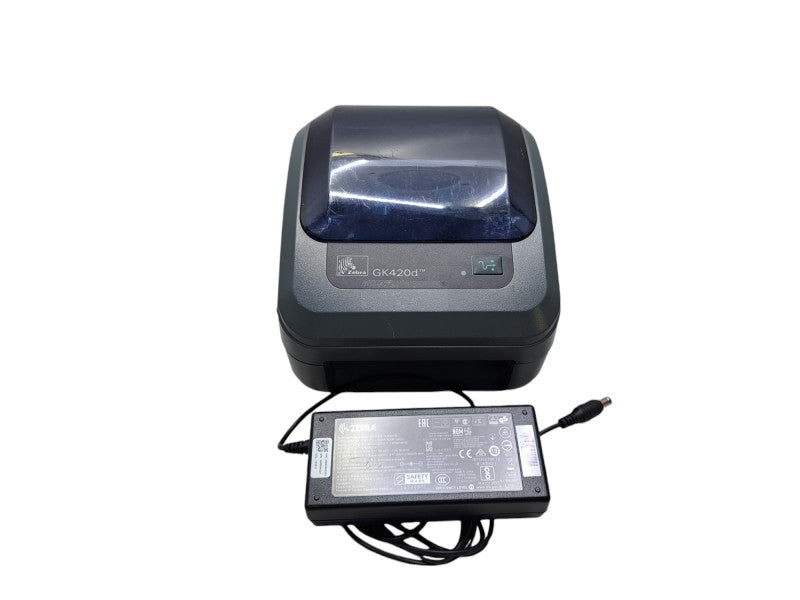 Zebra GK420d Thermal Printer | GK42-202510-000 | w/ Power Adapter