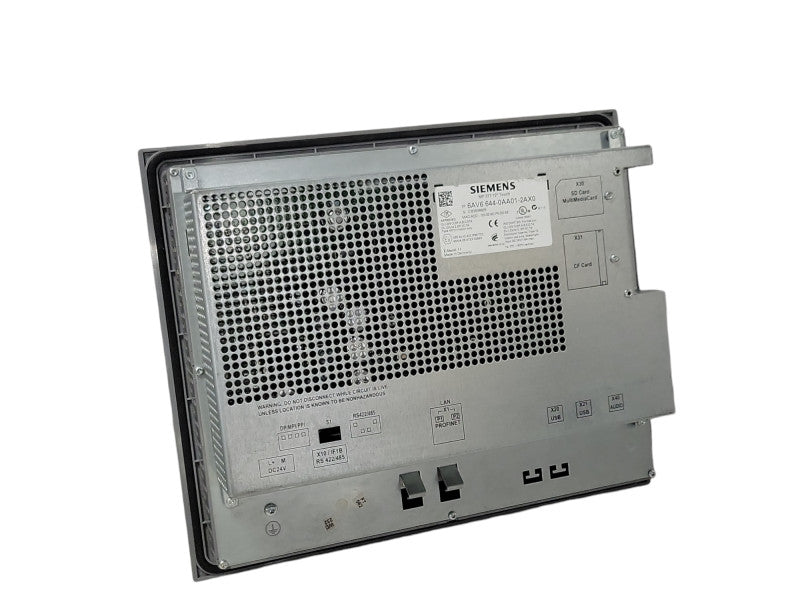 SIEMENS 6AV6 644-0AA01-2AX0 MP 377 12" TOUCH PANEL, READ _