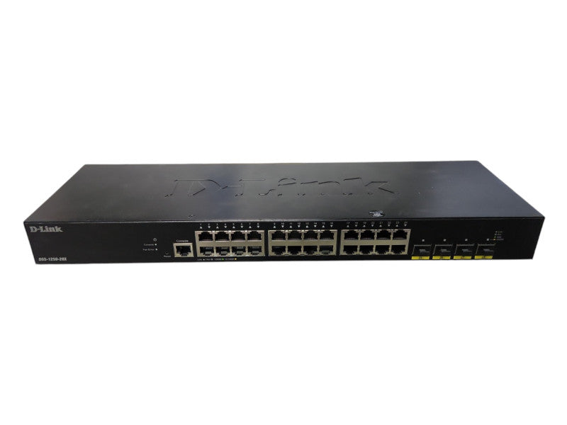 D-Link DGS-1250-28X 28-Port Gigabit Smart Managed Switch w 4 10G SFP+ Port