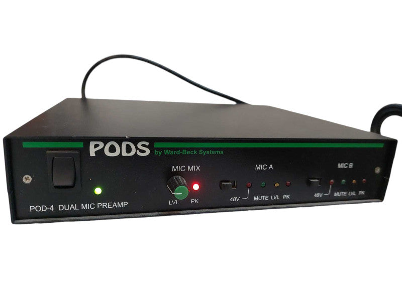 PODS by Ward-Beck Systems POD-4 Dual Mic Preamp =