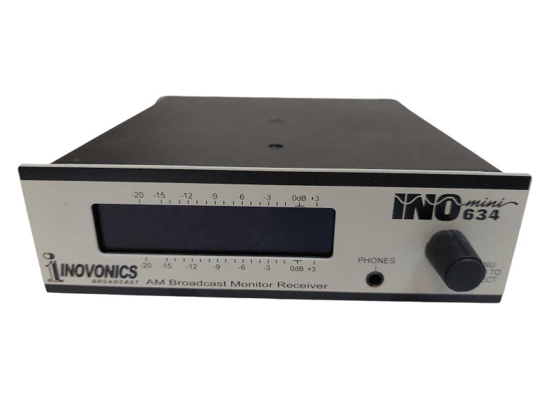 1 Inovonics Broadcast Model: 634-00 INO Mini 634 AM/FM Broadcast Monitor  =