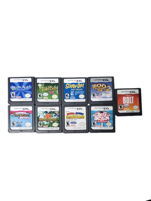 Nintendo DS Games x9 Games  , Read Q
